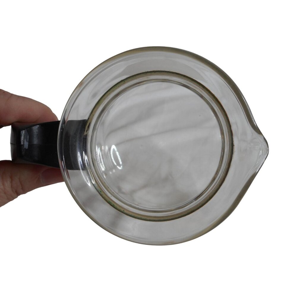 Vintage MCM Pyrex Atomic Gold Coffee Tea Juice Pitcher Carafe Estate Find - Picture 7 of 7